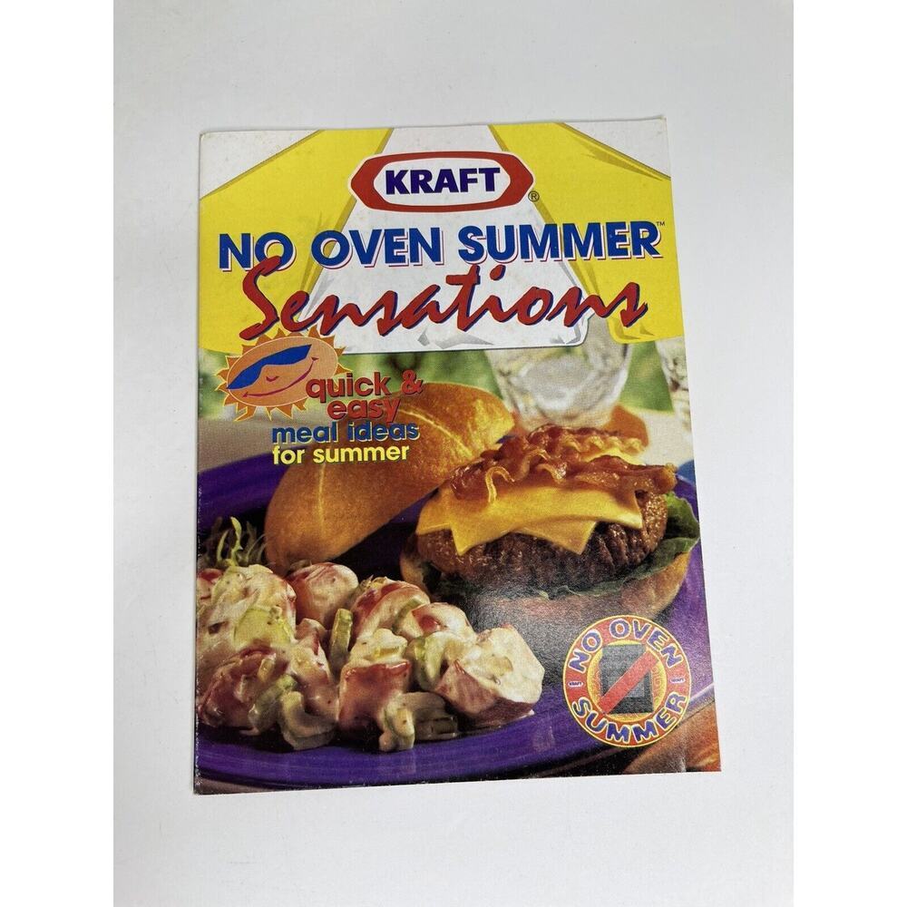 1998 Kraft No Oven Summer Sensations Recipes Booklet Advertisement Vintage